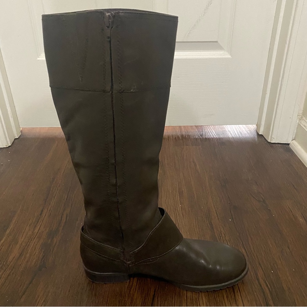 Lauren Ralph Lauren Sulita Harness Riding Boot Brown 9 M - Picture 8 of 14
